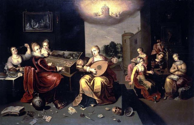 Parable of the Wise and Foolish Virgins by Hieronymous Francken II