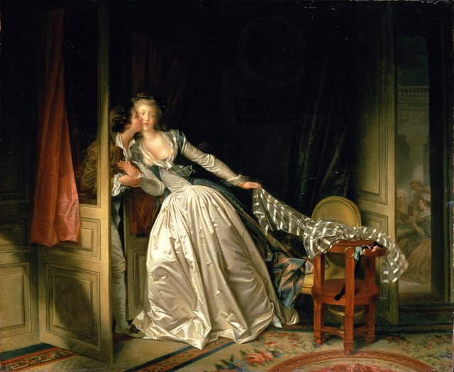 The Stolen Kiss by Marguerite Gérard