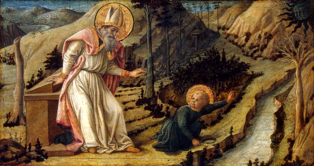 Vision of St Augustine by Filippo Lippi