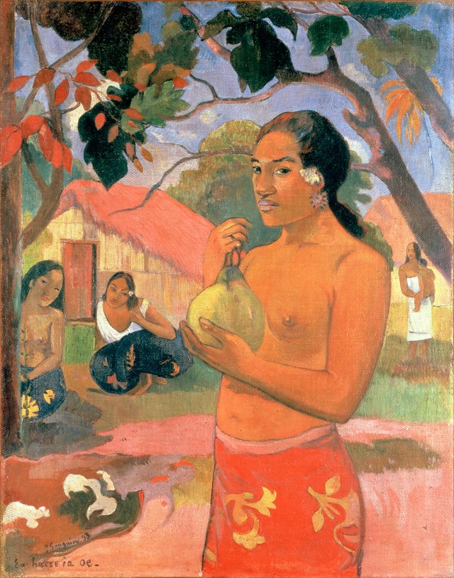 Eu haere ia oe by Paul Gauguin
