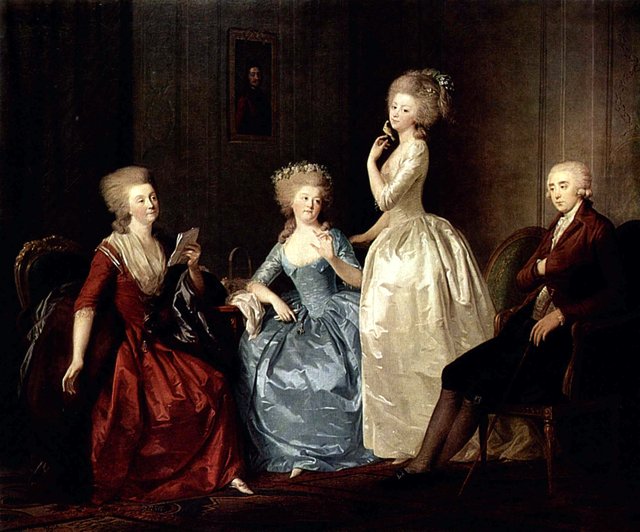 Portrait of the Saltykov Family by Johann Friedrich August Tischbein