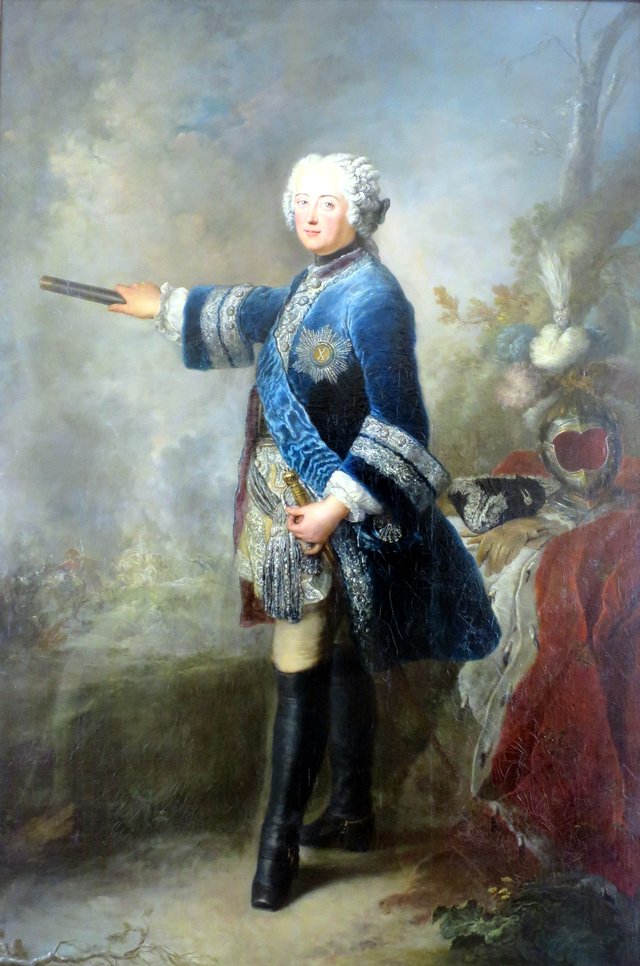 Portrait of Frederick II, King of Prussia by Antoine Pesne