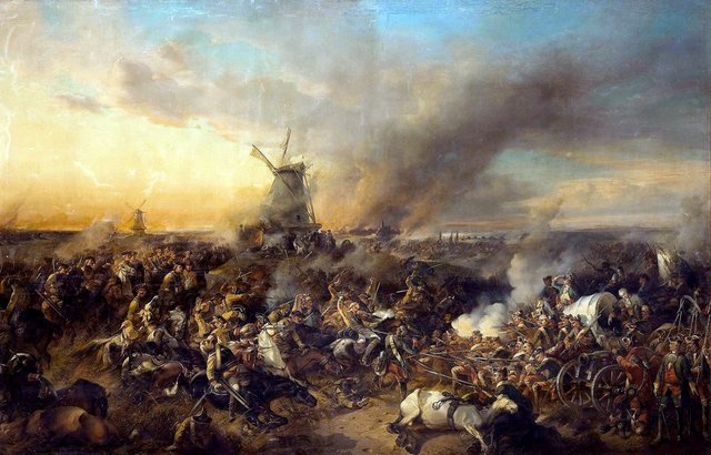 Battle of Zorndorf on 14 August 1758 by Alexander von Kotzebue