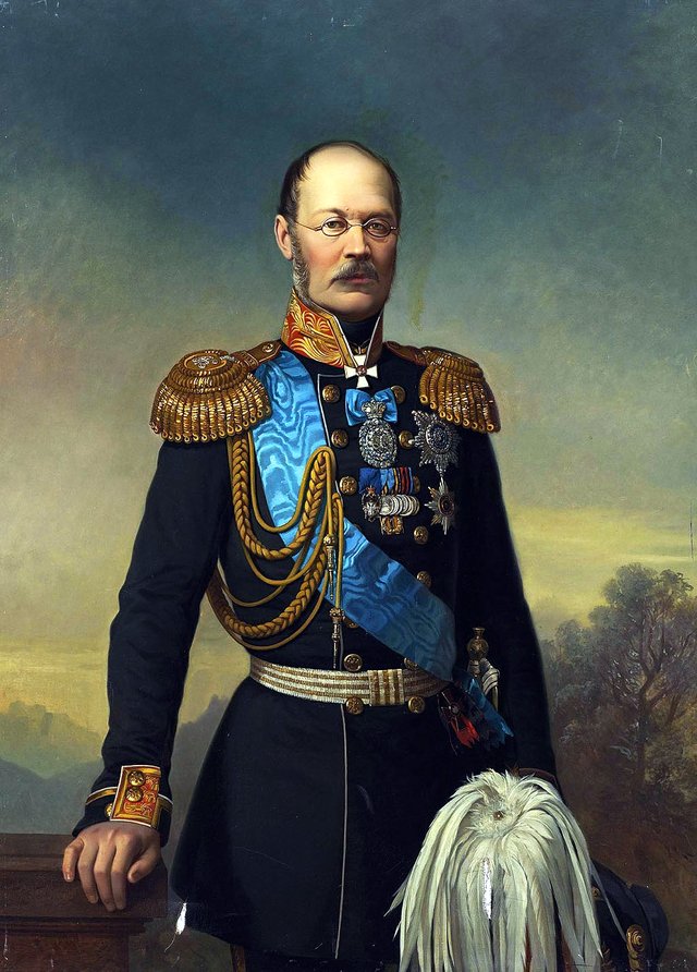 Portrait of Prince M.D. Gorchakov by Georg von Bothmann