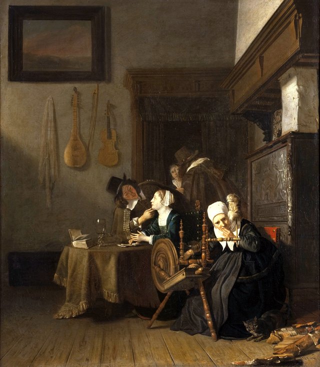 Indulgent Old Lady by Jacob van Loo