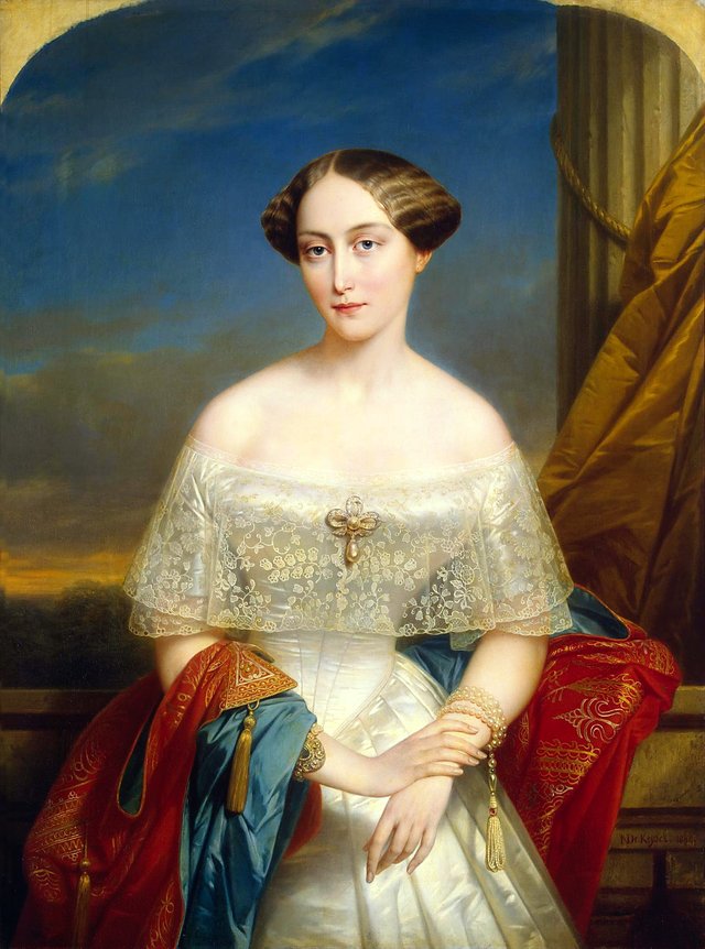 Portrait of Grand Duchess Olga Nikolayevna by Nicaise de Keyser