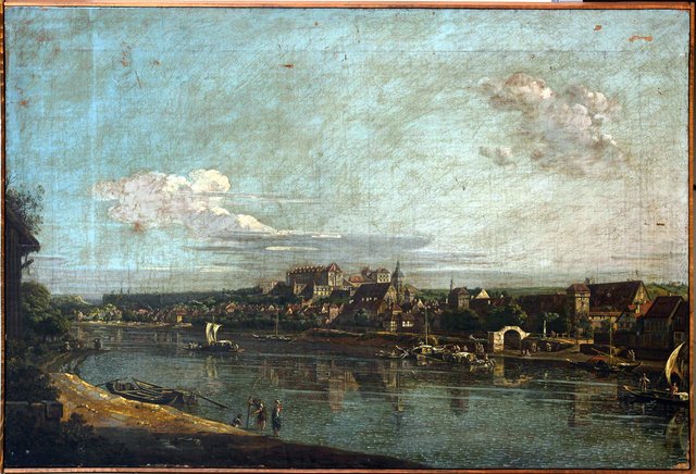 View of Pirna by Bernardo Bellotto
