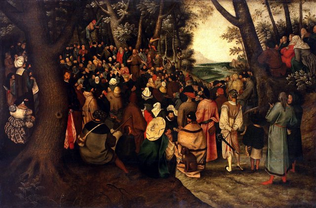 The Preaching of St John the Baptist by Pieter Brueghel the Younger