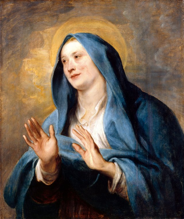 Mary as Mater Dei by Anthony van Dyck