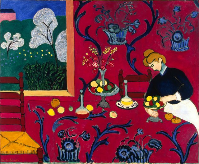 The Dessert: Harmony in Red (The Red Room) by Henri Matisse
