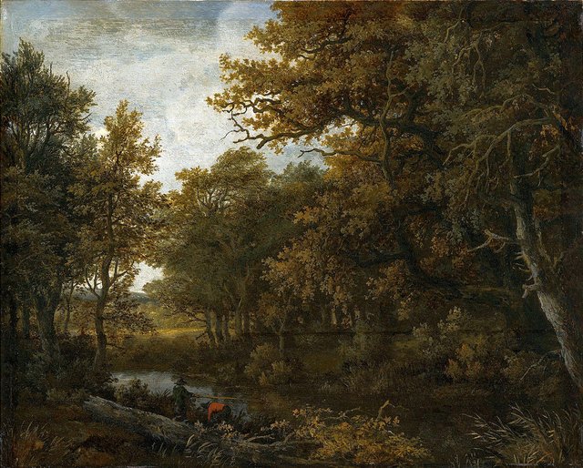 Forest by Meindert Hobbema