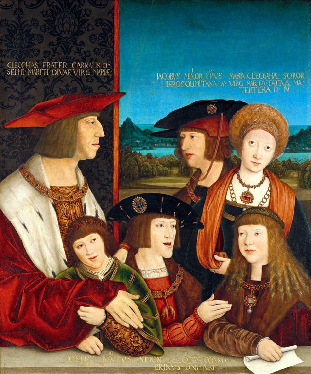 Portrait of Emperor Maximilian and his family by Bernhard Strigel