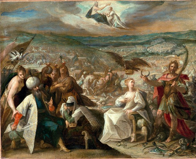 Five Allegories of the Turkish Wars: Conquest of conquest of Stuhlweissenburg by Hans von Aachen
