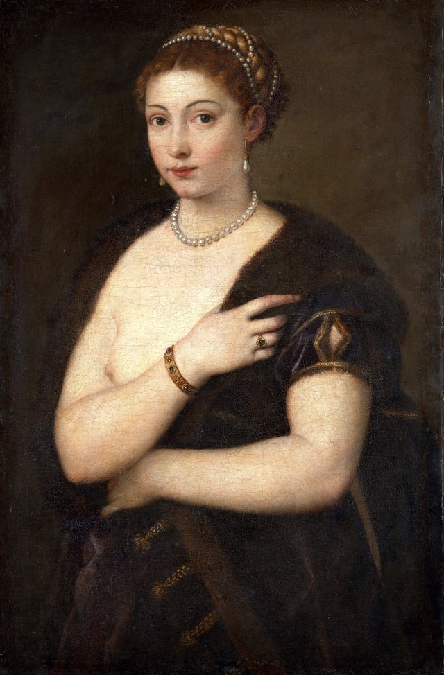 Girl in a Fur by Titian