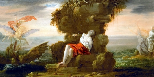 Perseus freeing Andromeda by Domenico Fetti