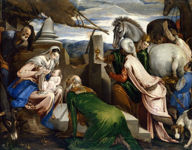 Adoration of the Magi by Jacopo Bassano