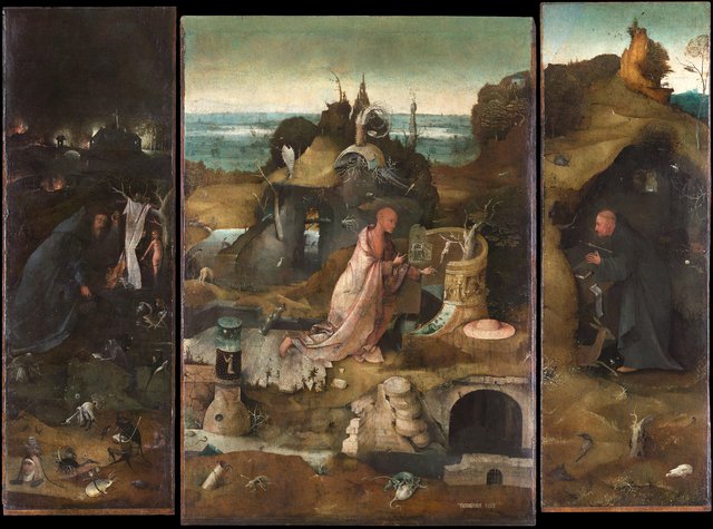 The Hermit Saint by Hieronymus Bosch