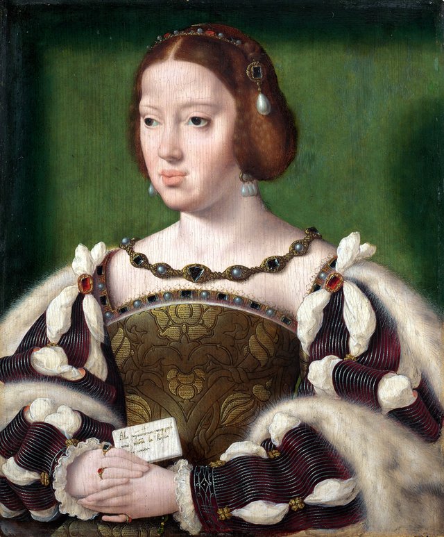 Portrait of Eleanor of Austria, Archduchess of Austria by Joos van Cleve