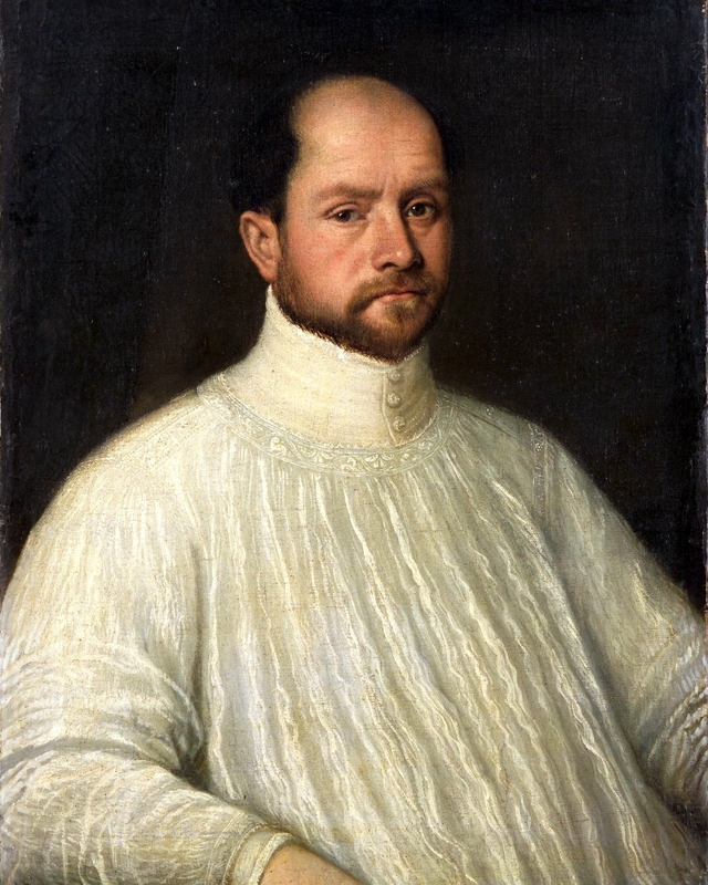 Portrait of a Premonstratensian by Leandro Bassano