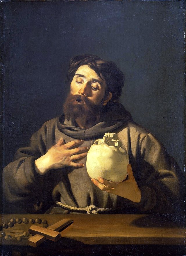 Saint Francis by Dirck van Baburen
