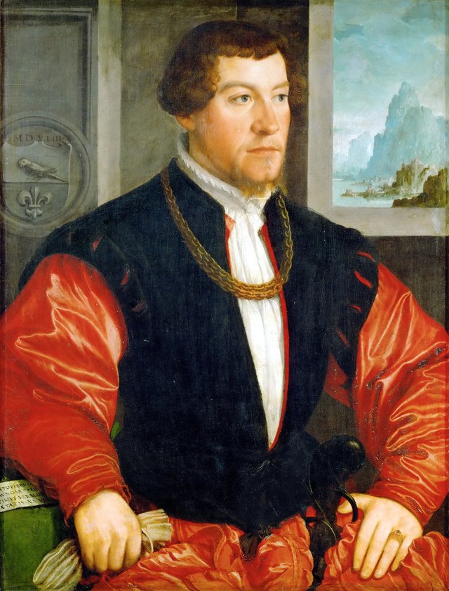 Portrait Christoph Baumgartner (1514-1586) by Christoph Amberger