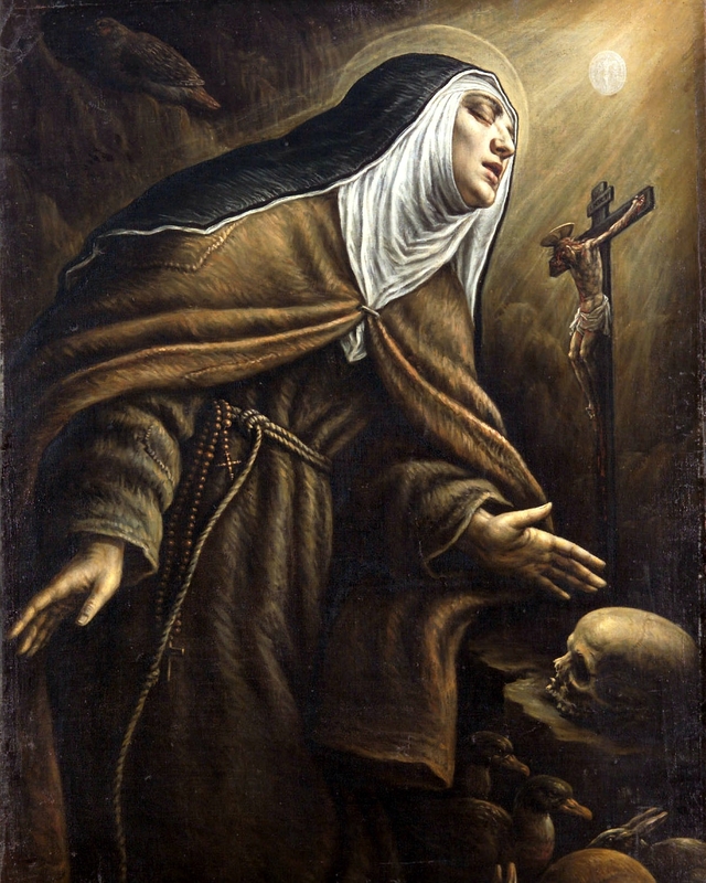 Saint Clara by Leandro Bassano