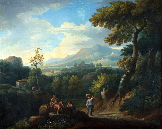 Italian Landscape by Jan Frans van Bloemen