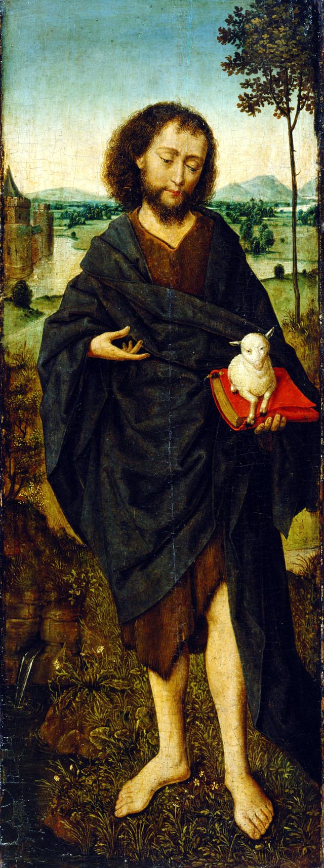Johannes d. Täufer by Aelbrecht Bouts