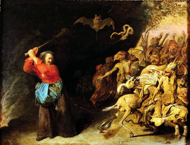 Dulle Griet op rooftocht by David Ryckaert III