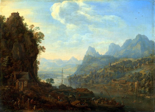 Rheinlandschaft by Herman Saftleven