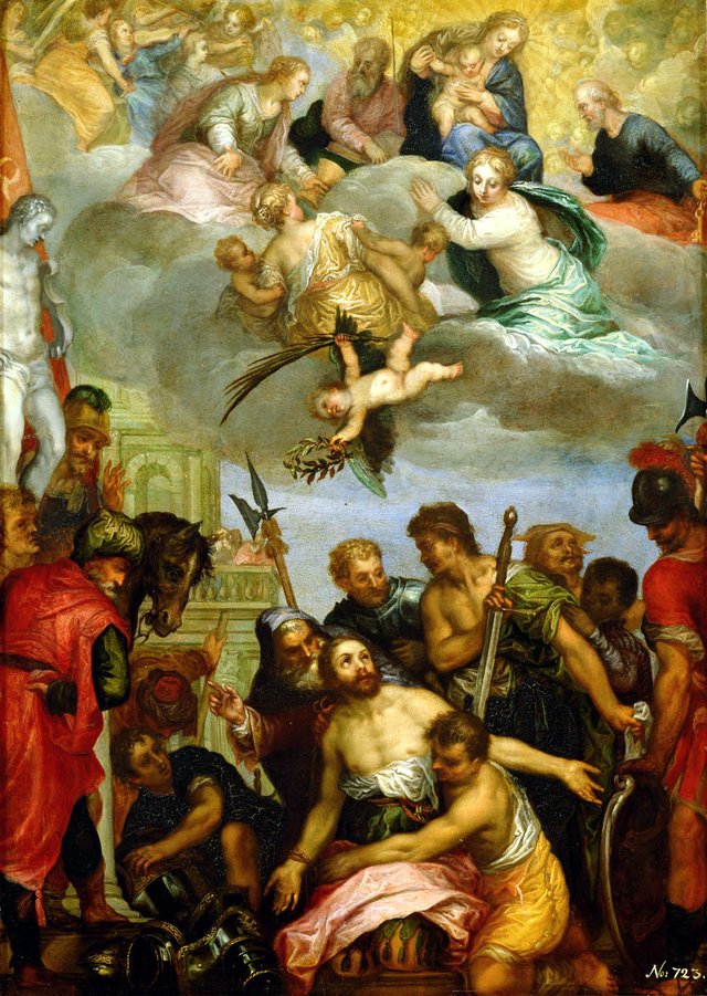 Martyrium des Hl. Georg by Hans Rottenhammer