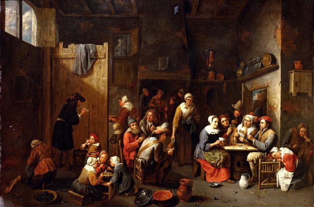 Bauernwirtschaft by Gillis van Tilborgh