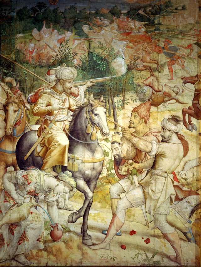 War of the Emperor Charles V against Tunis (1535): Turks from La Goletta by Jan Cornelisz Vermeyen
