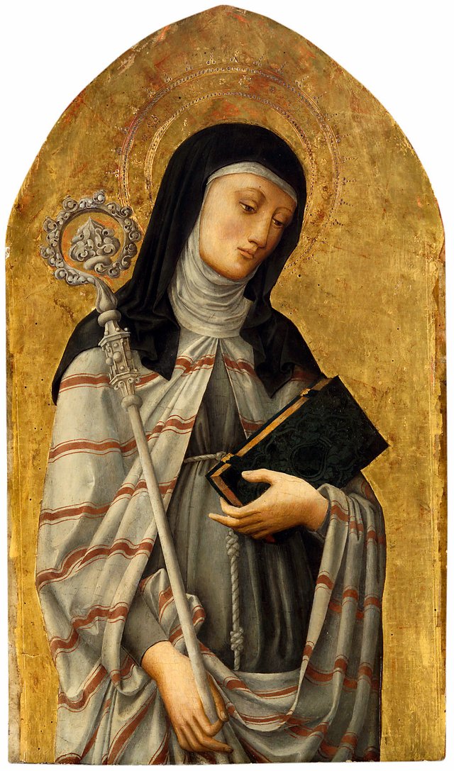 Saint Clare by Bartolomeo Vivarini