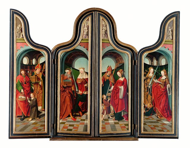 Hieronymus altarpiece by Jacob Cornelisz van Oostsanen