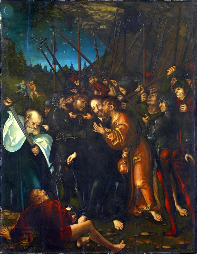 Christ's Arrest by Lucas Cranach the Elder