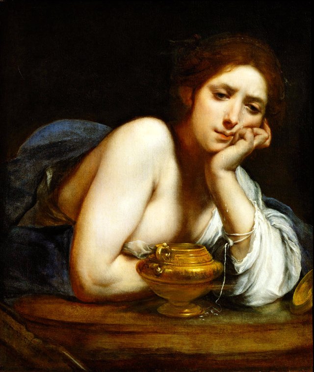 Penitent Magdalen by Francesco Furini
