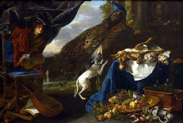 Still life with a boy by Thomas Willeboirts Bosschaert