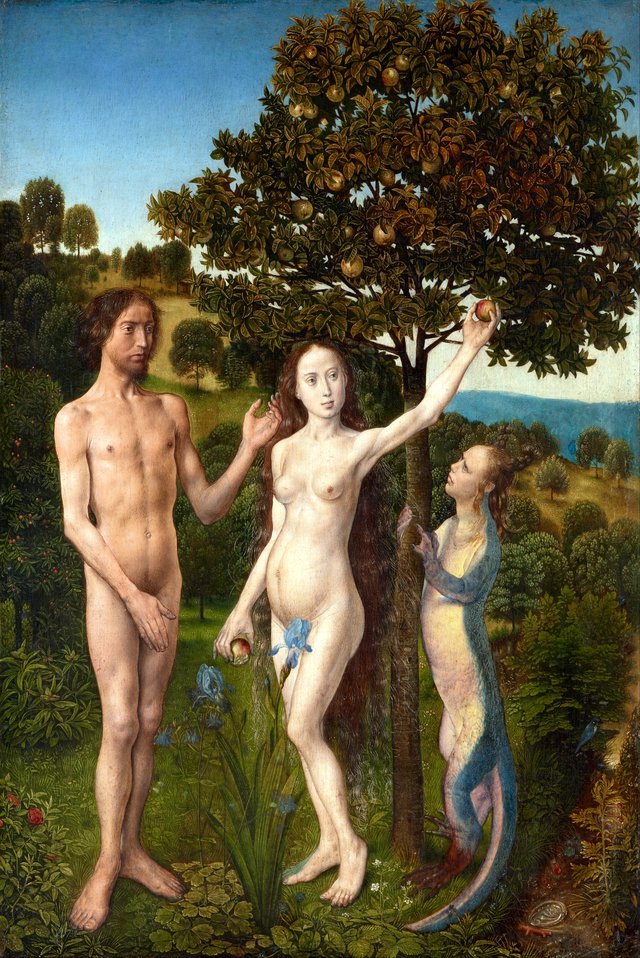The Fall of Man by Hugo van der Goes