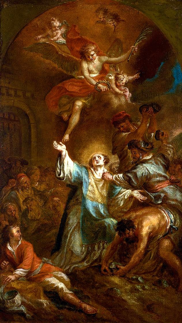 Martyrdom of Saint Stephen by Martin Johann Schmidt