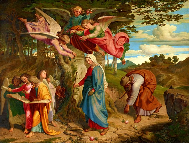 Mary's Passage Across the Mountains by Joseph von Führich