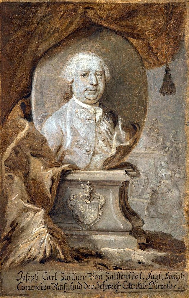 Joseph Carl Zaillner from Zaillenthal by Martin Johann Schmidt