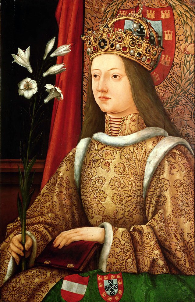 Portrait of Eleonore of Portugal by Hans Burgkmair the Elder