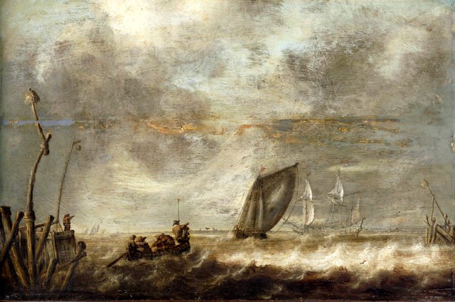Seestück by Jan Porcellis
