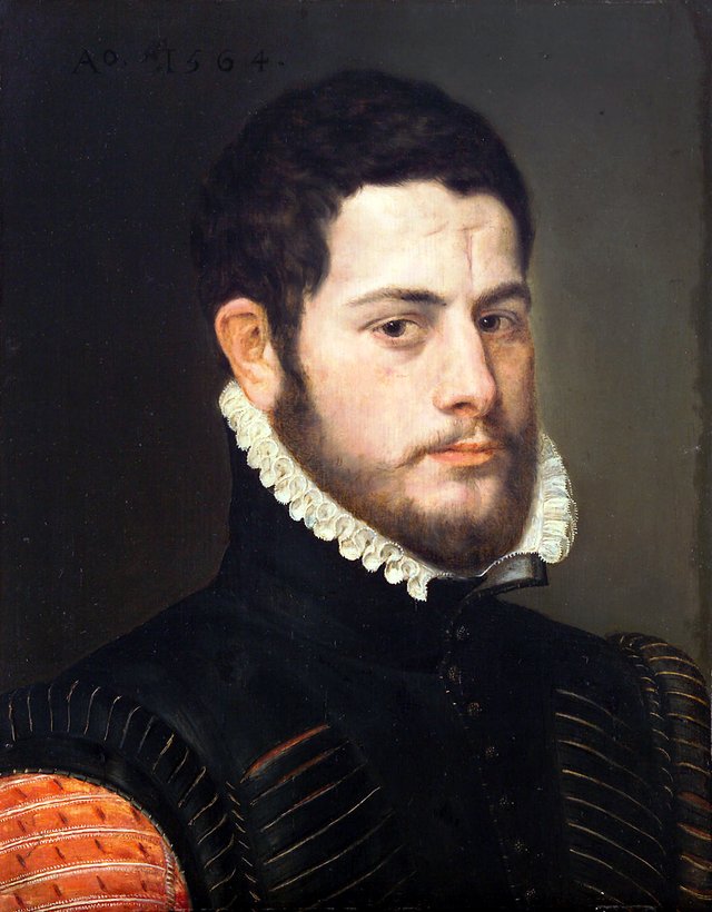 Portrait of a Man with Brow by Frans Pourbus the Elder