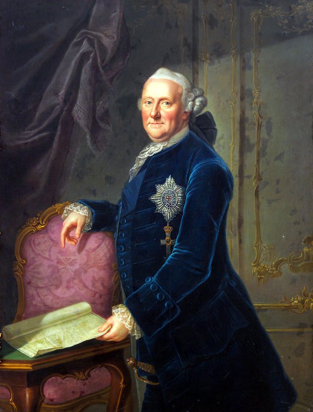 Herzog Ferdinand (1721-1792) von Braunschweig - Wolfenbüttel, Kniestück by Anna Rosina de Gasc