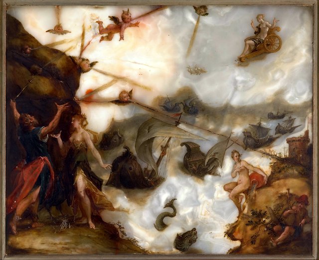 Liberation of Andromeda, release of the winds by Aeolus and Aeneas by Hans von Aachen