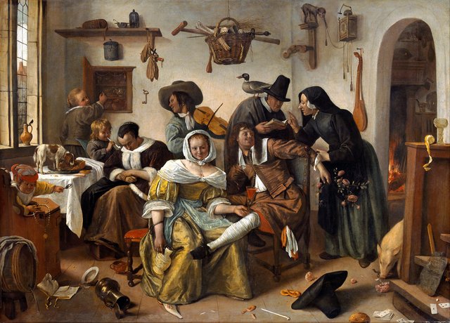 Beware of Luxury (“In Weelde Siet Toe”) by Jan Steen