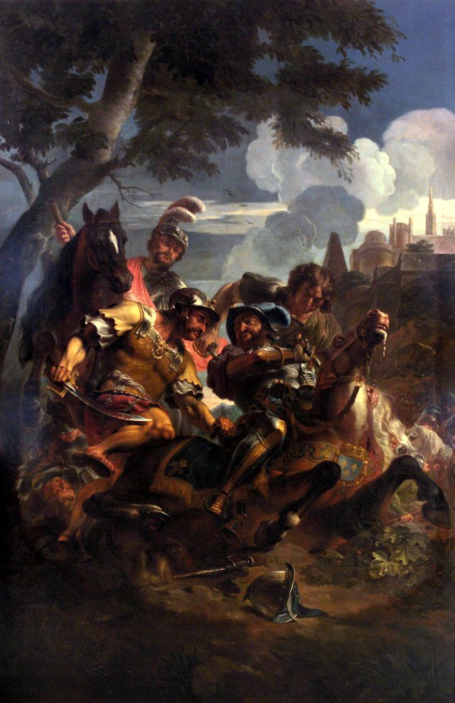 Capture of King Francis I at the Battle of Pavia by Jan Erasmus Quellinus