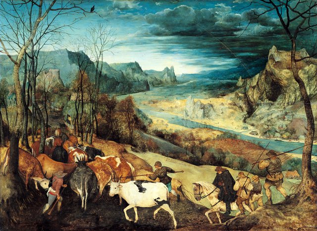 The Return of the Herd by Pieter Brueghel the Elder